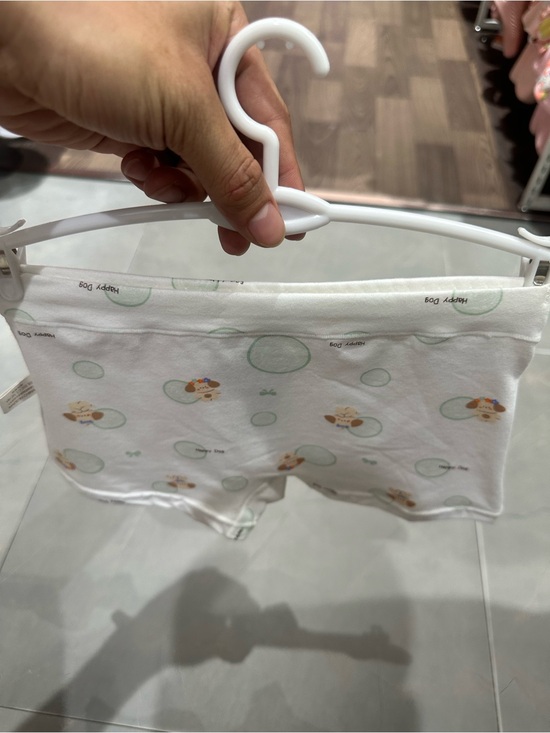 Other - Kids White Printed Cotton Shorts